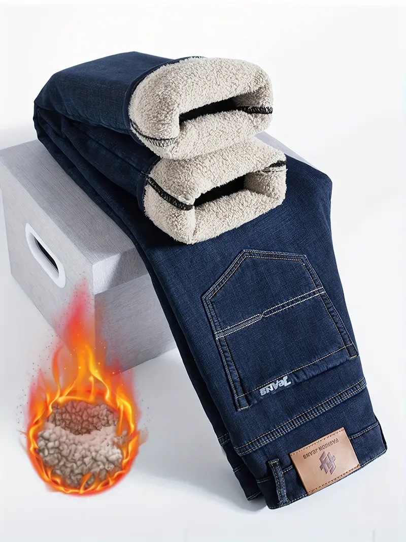 Warme Herren Winterjeans mit Fleecefutter - Grayson Winteredition