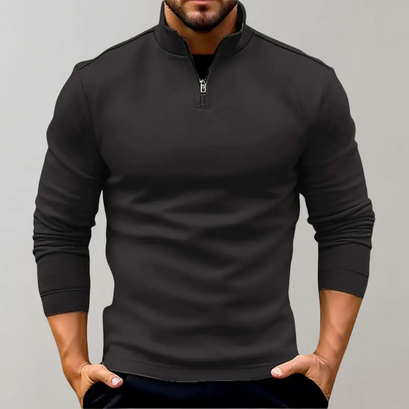Warmer Herren-Pullover mit Reißverschluss - Arlo Herbstedition