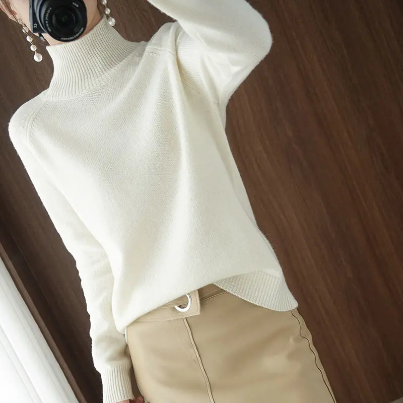 Warmer Winter-Rollkragenpullover für Damen – Celeste