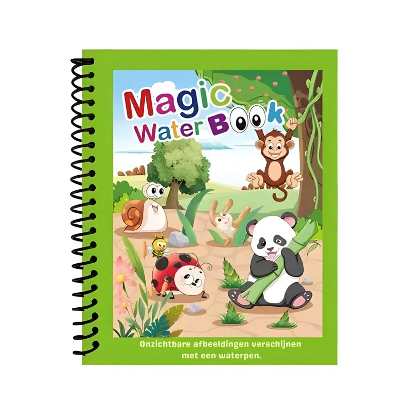 Wasser-Malbuch Set – Magischer Malspaß ohne Kleckern (4er-Set)