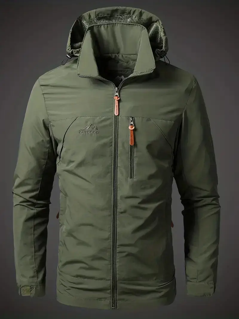 Wasserdichte Herren Varsity Jacke - HerbststurmGuard