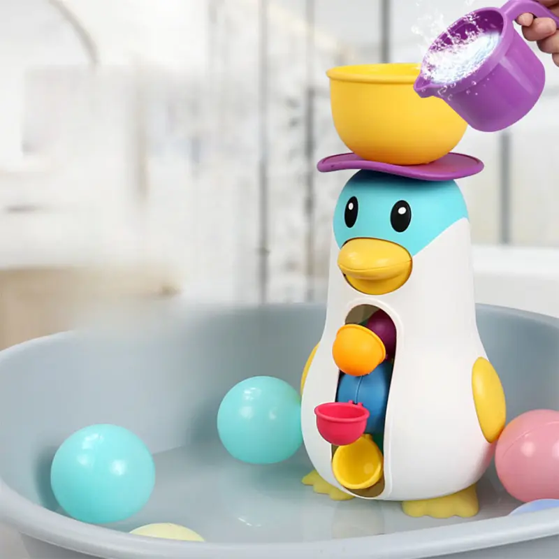 Wasserrad-Badespielzeug – SplashPinguin