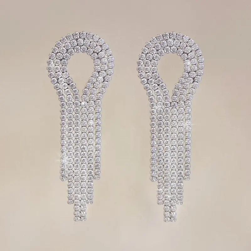 Waterfall Statement Earrings