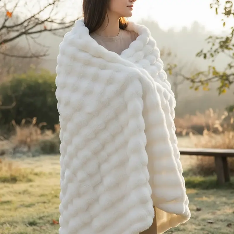 Weiche Plüschdecke - CozyCloud