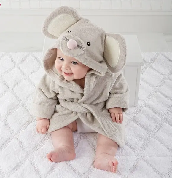 Weiche Winter-Baby-Tierbademäntel - AnimalHug