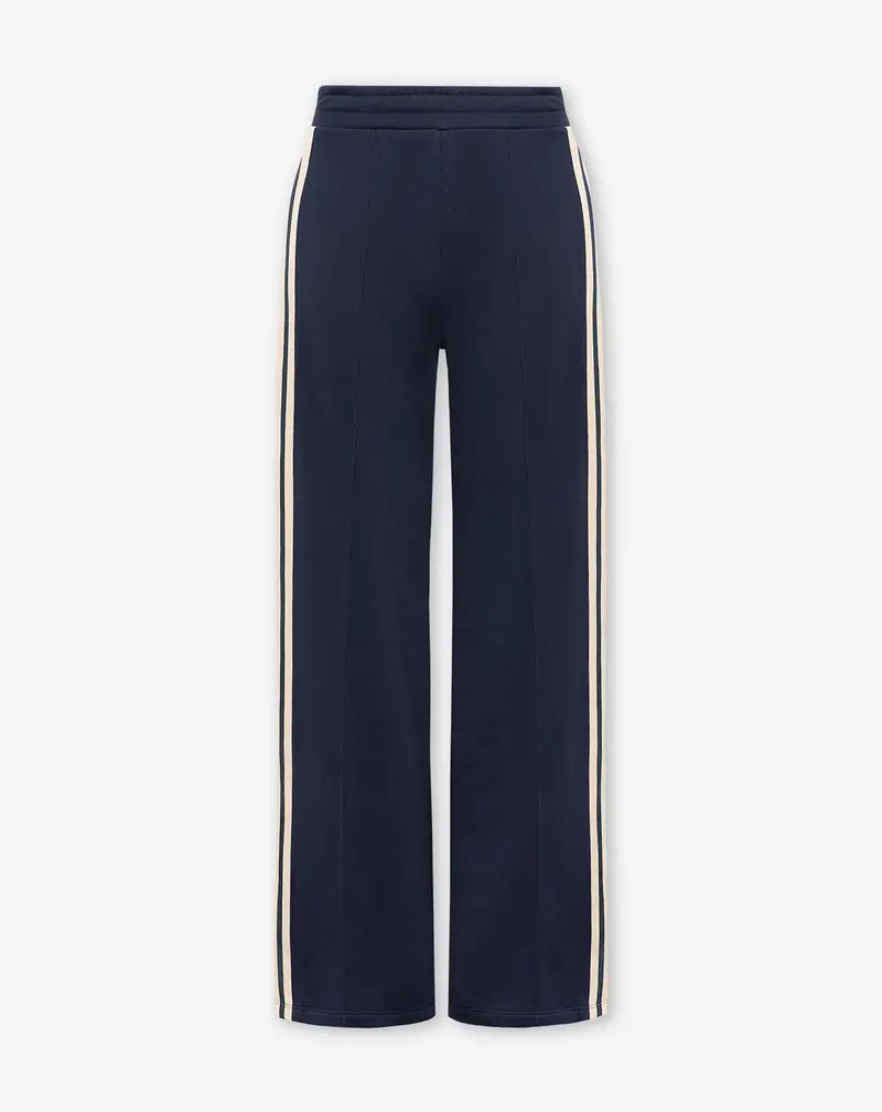 WIDE LEG TAPE SWEAT PANTS PETITE MARINEBLAUW