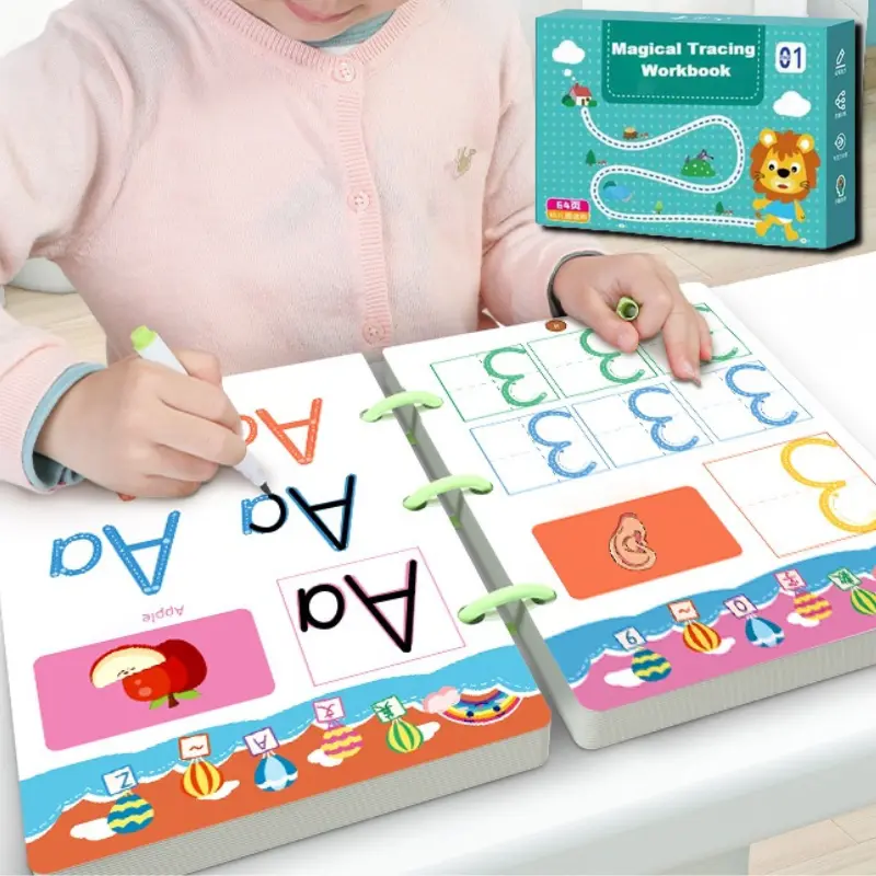 Wiederverwendbares Übungs-Schreibheft-Set – Pip
