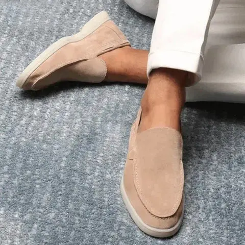 Wildleder-Slipper für Herren - Milo, Stilvoll und Bequem für den Herbst 2025