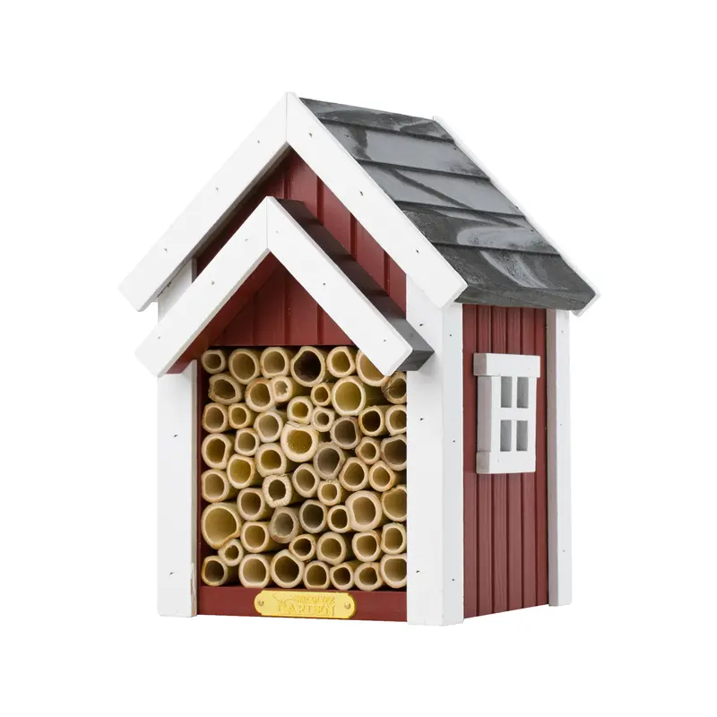 Wildlife Garden Houten Bijenhotel & Bijennest | Rood