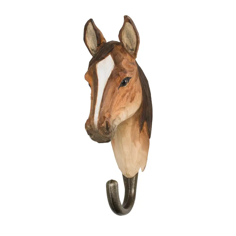 Wildlife Garden Kapstok Houten Kledinghaak | Paard