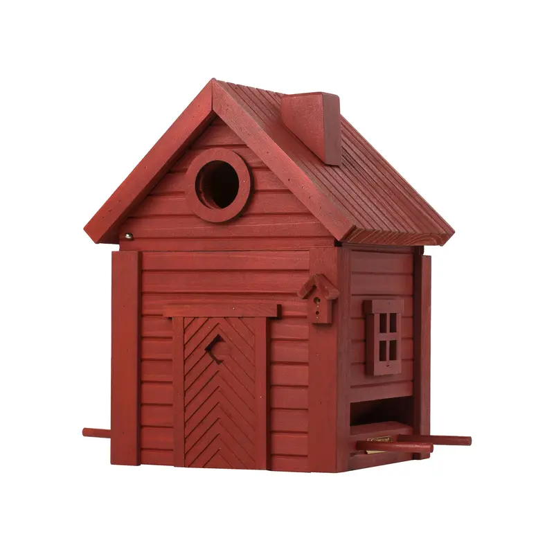 Wildlife Garden Multiholk Houten Vogelhuisje & Nestkast | Red Earth