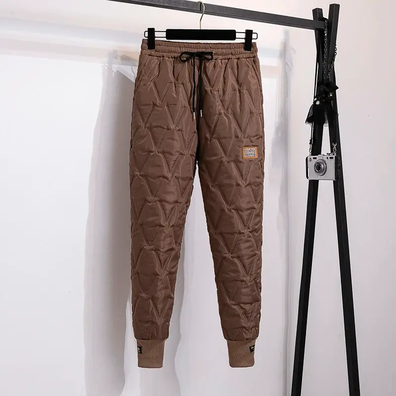Winterhose aus Daunenbaumwolle in Übergröße - Perfekt für die kalte Jahreszeit