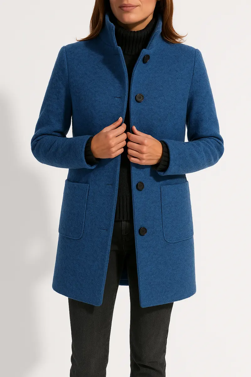 Winterlicher Damen Wollmantel – Isabella
