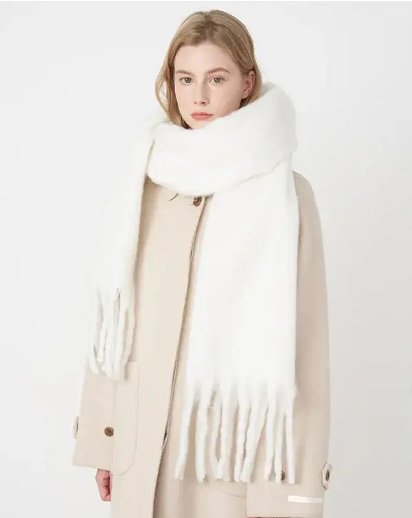 Winterlicher Komfort-Kaschmirschal für Damen - Eloise