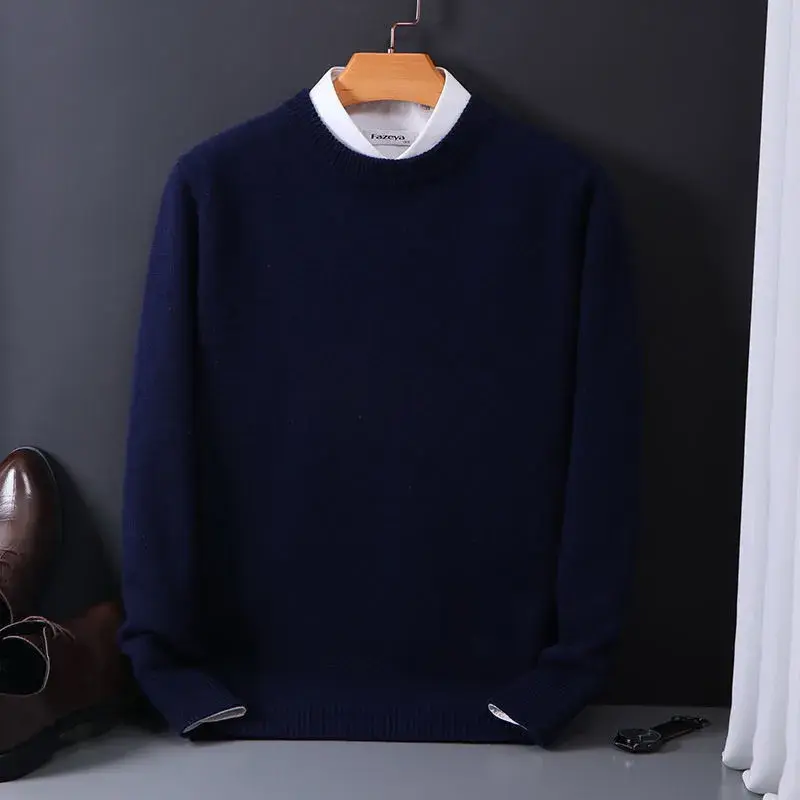 Winterlicher Stilvoller Kaschmir-Herrenpullover - Oliver