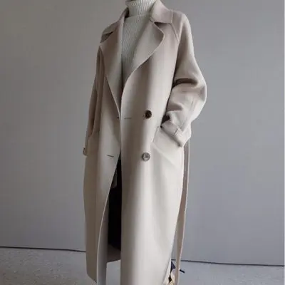 Winterlicher Wollmantel für Damen - Isabella