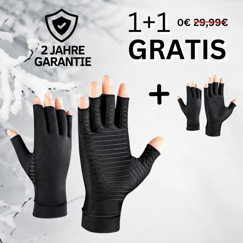 WinterThermaFlex Anti-Arthritis-Kompressionshandschuhe – Winterwärme Edition