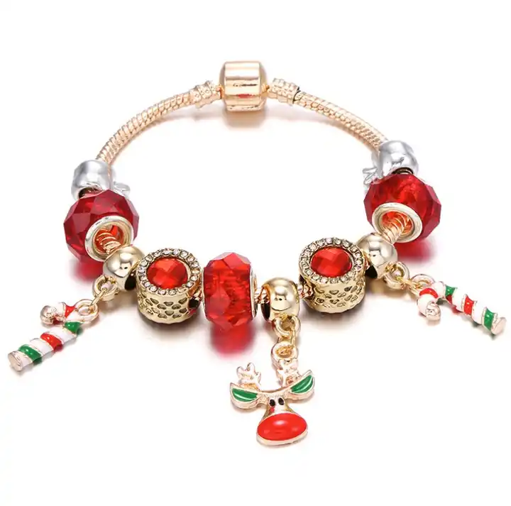 Winterwunder Zuckerstangen Charme-Armband