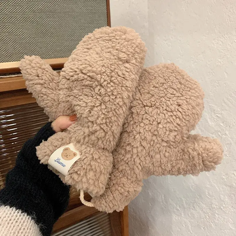 Winterzauber Teddy Fäustlinge | Kuschelig weich und wohlig warm