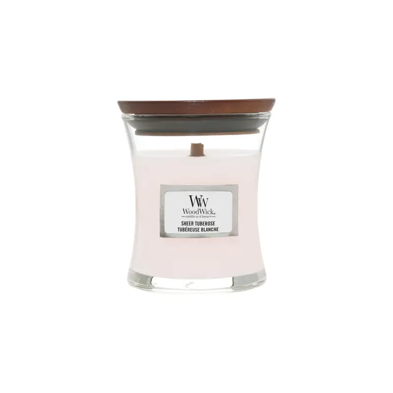 WOODWICK SHEER TUBEROSE MINI CANDLE