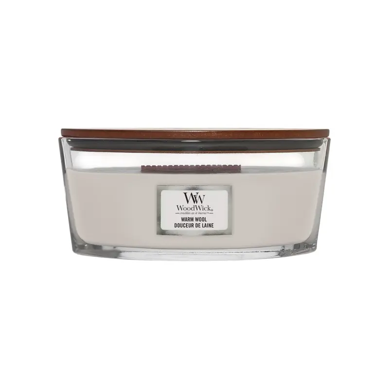WOODWICK WARM WOOL ELLIPSE CANDLE