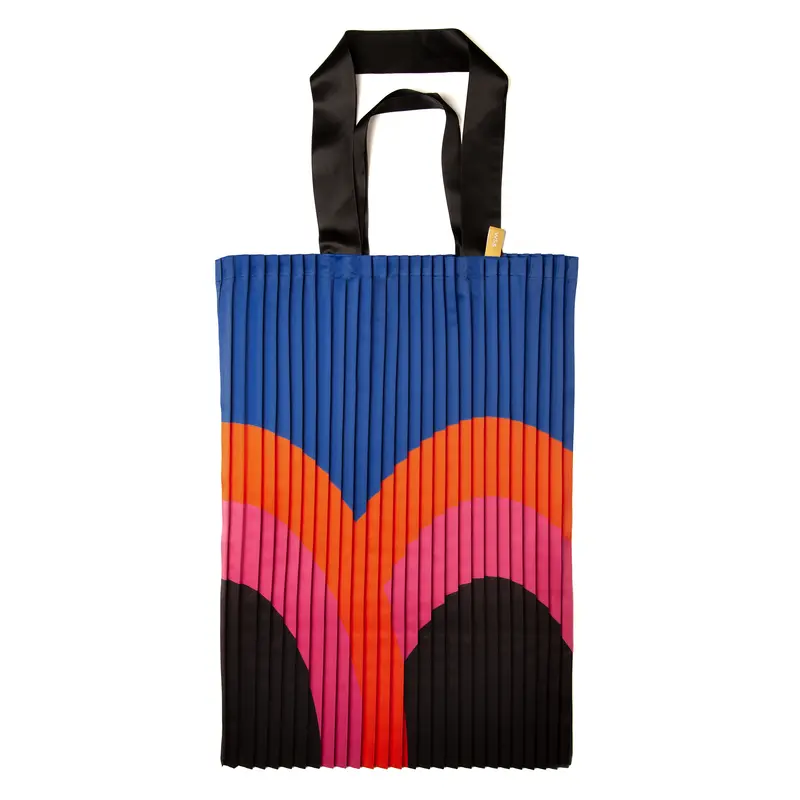 WS& Rainbow Schoudertas XL | Geplisseerde Tote Bag