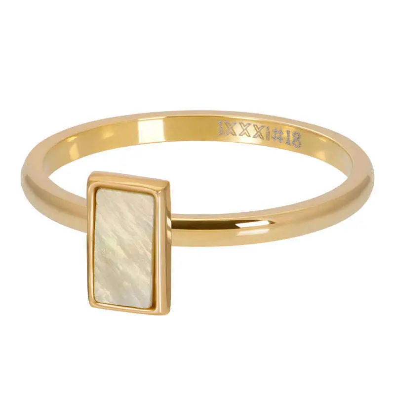 Yellow shell stone rectangle