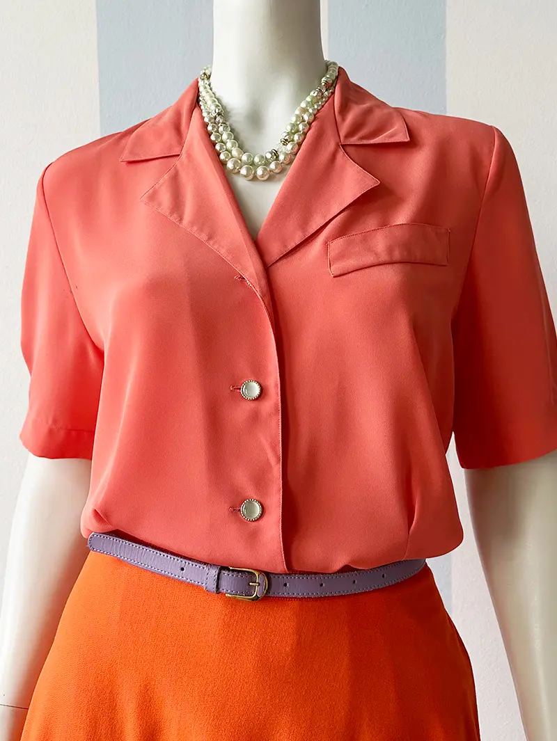 Zalmroze blouse