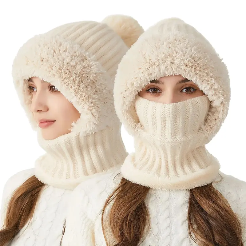 Zarte Fleece Wintermütze - Winterzauber Kimberly