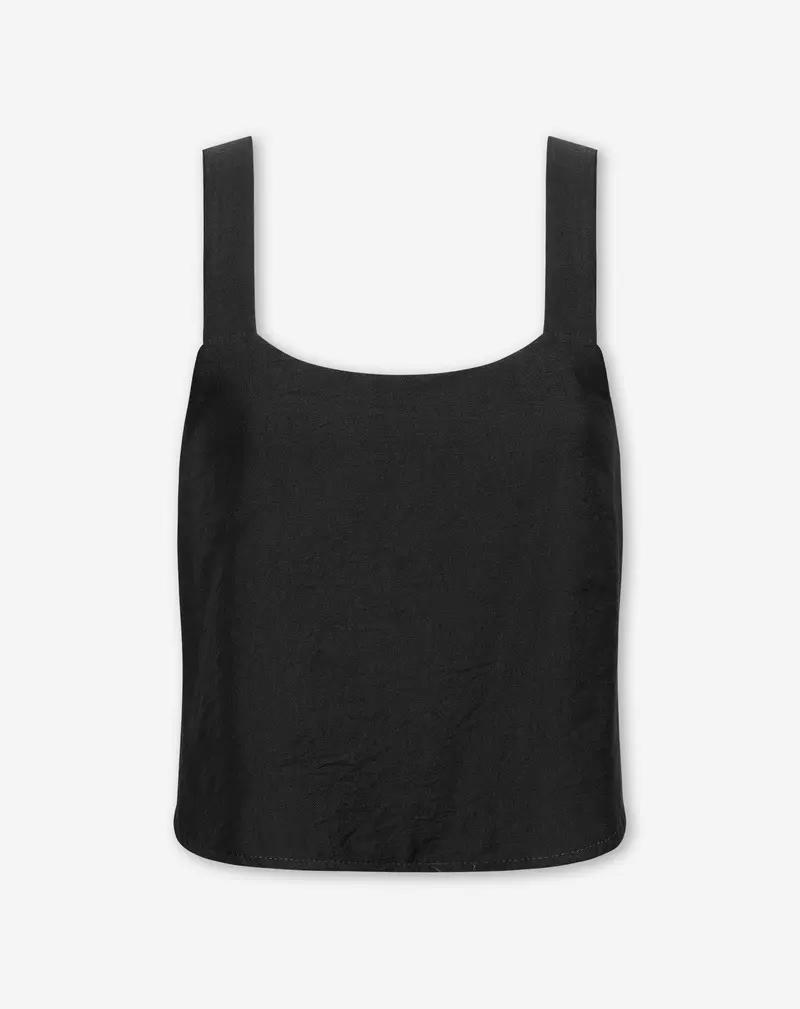 ZAYA VISCOSE TOP ZWART