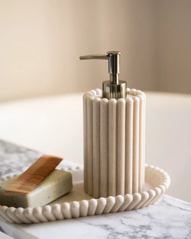 Zeepdispenser Stripes Polyresin