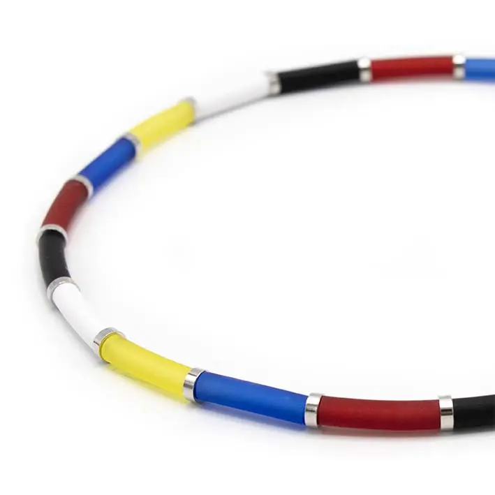 Zero waste ketting Bits & Pieces, Mondriaan, 1-lijns