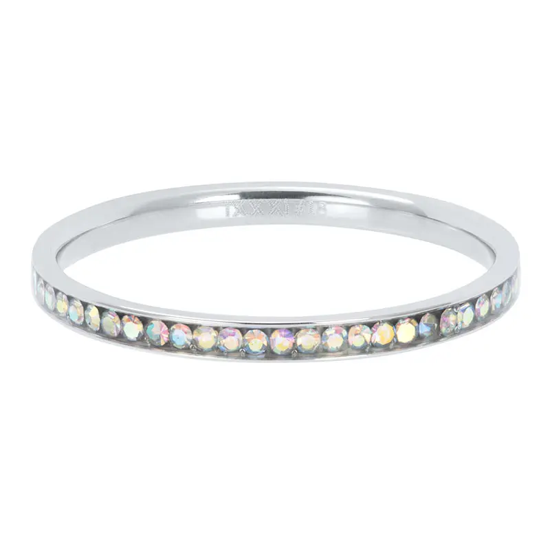 Zirconia AB Crystal Zilver 2mm