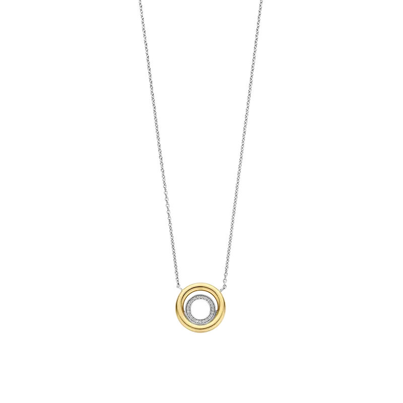 Zirconia Circle Necklace