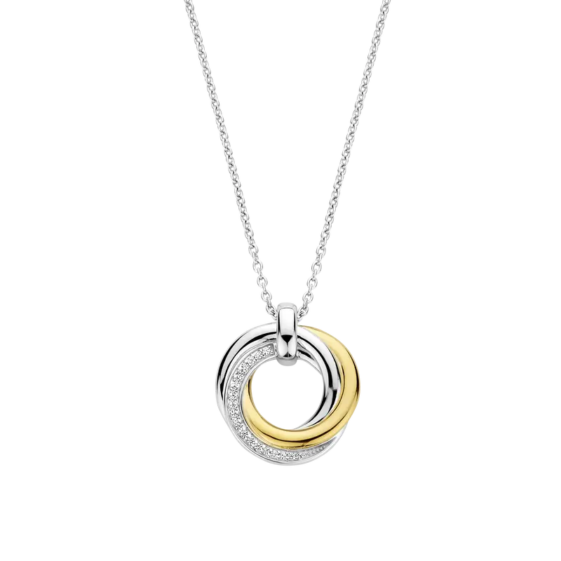 Zirconia Circle Necklace