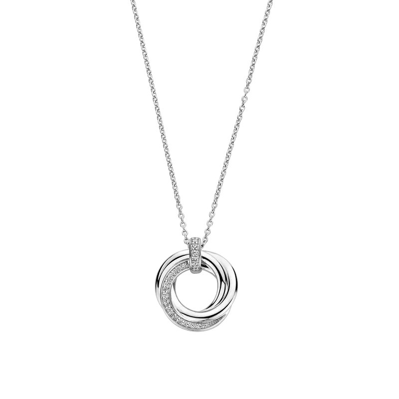 Zirconia Circle Necklace