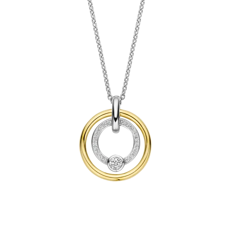 Zirconia Circle Necklace