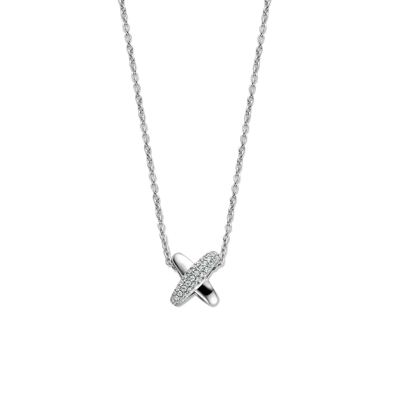Zirconia Cross Necklace