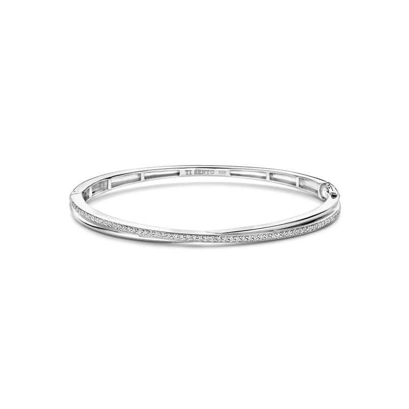 Zirconia Crossover Bangle