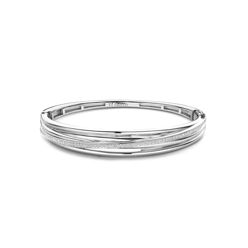 Zirconia Crossover Bangle
