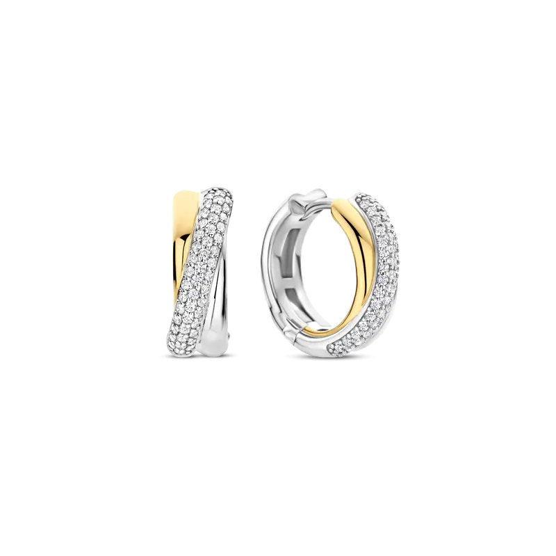 Zirconia Crossover Hoops