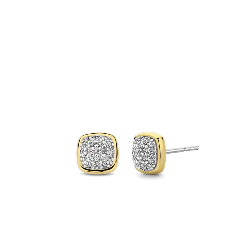 Zirconia Cushion Earrings