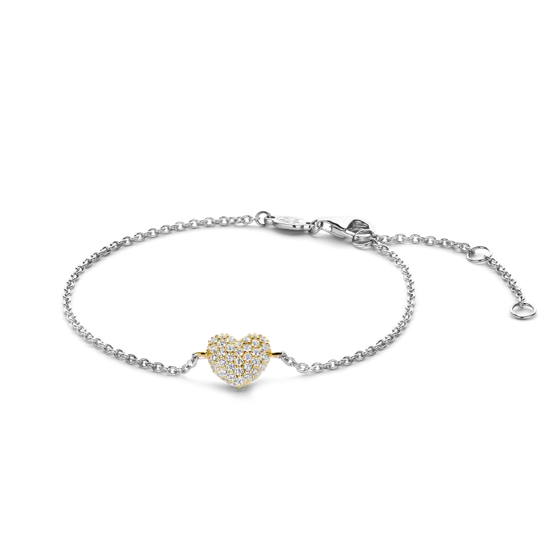 Zirconia Heart Bracelet
