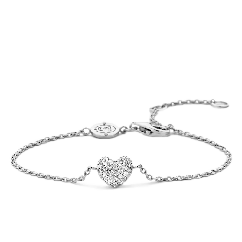 Zirconia Heart Bracelet