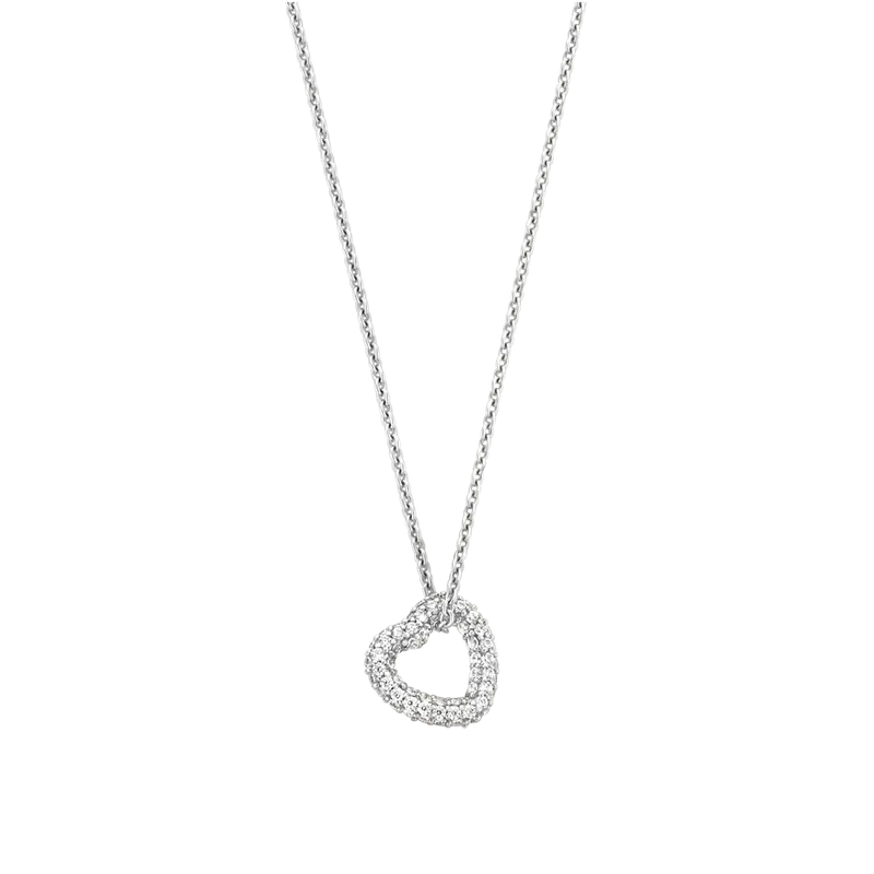 Zirconia Heart Necklace