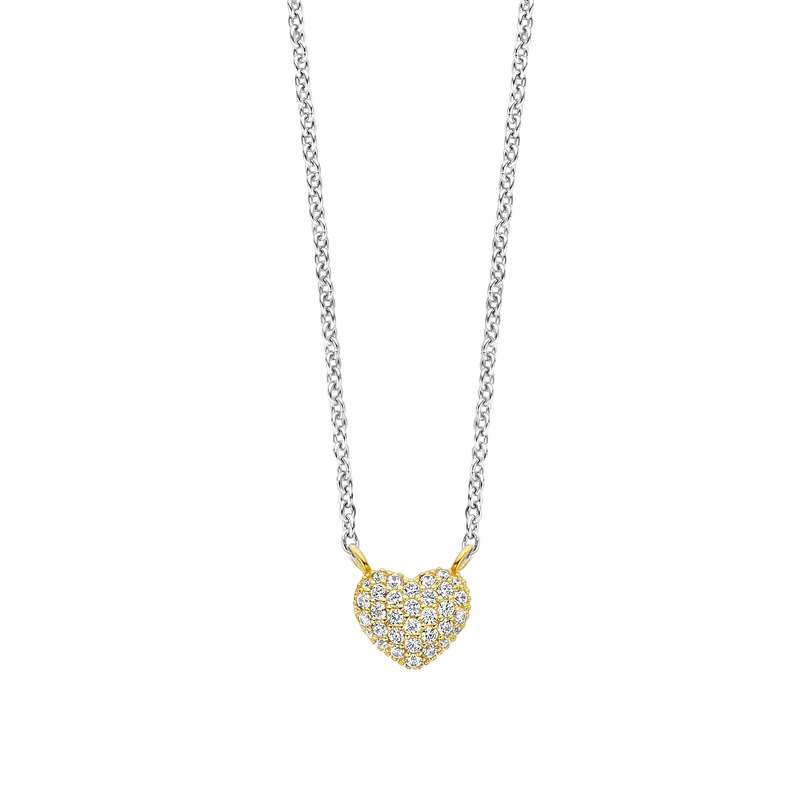 Zirconia Heart Necklace