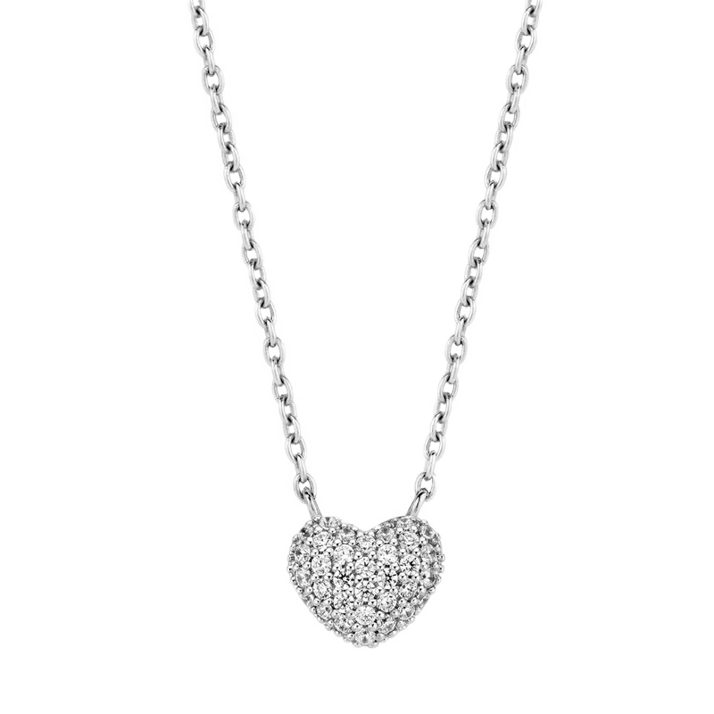 Zirconia Heart Necklace