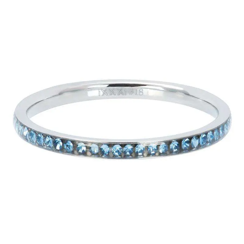 Zirconia light sapphire - iXXXi - Vulring zirconia 2 mm - Silver