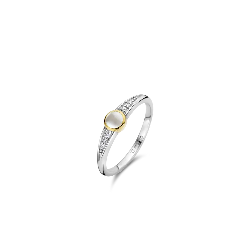 Zirconia Moon Ring