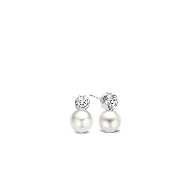 Zirconia Pearl Earstuds